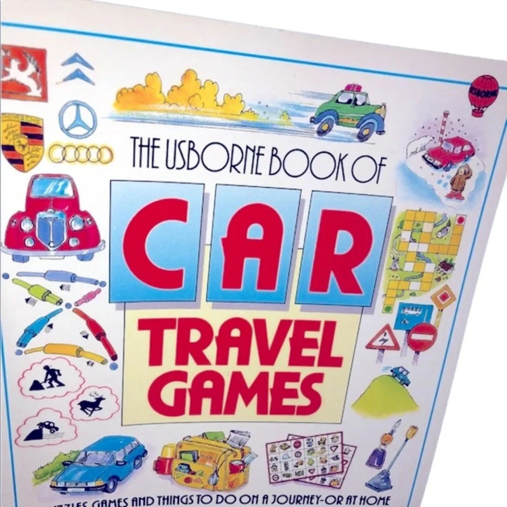 The Usborne book of car travel games - puzzles, games and things to do
